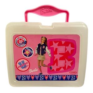 Barbie Thermos Clear Lunch Box Fashion University  2002